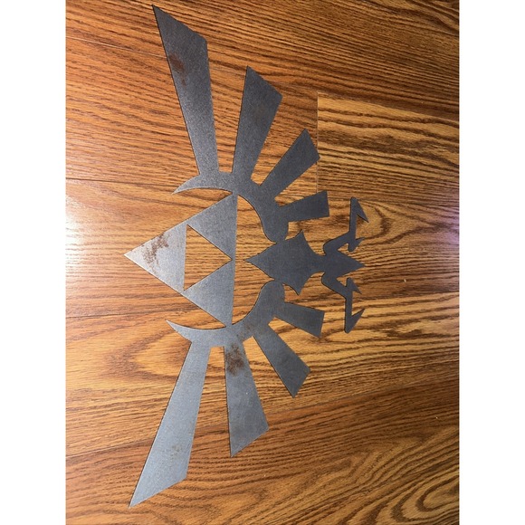 The Legends Of Zelda Tri Force Princess Nintendo Large Metal Wall Hanging